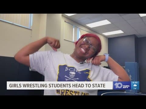 'Girls can wrestle': High school wrestlers prepare for state championships