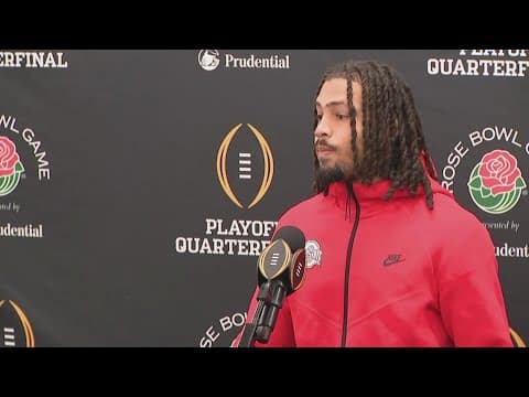 CB Jordan Hancock on what the team is doing to prepare for the Rose Bowl