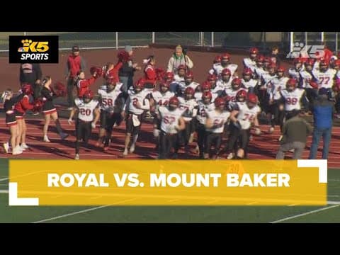 Royal wins 1A football championship 35-20 over Mount Baker