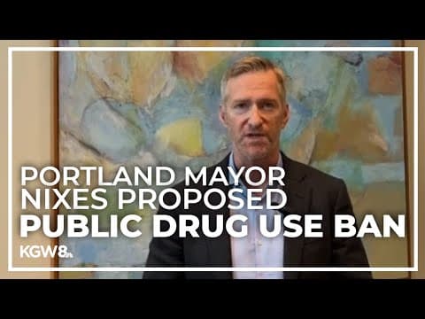 Mayor Ted Wheeler says he won't proceed with push to criminalize public drug use in Portland