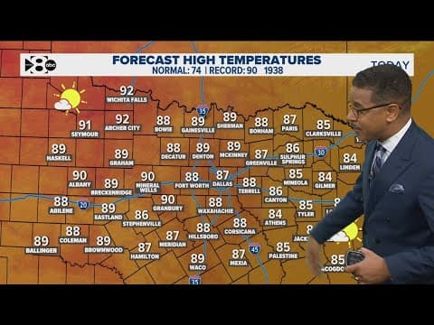 DFW Weather: Rain possible on Halloween as temperatures cool