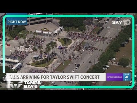 Taylor Swift fans flood Tampa for the first night of Eras Tour