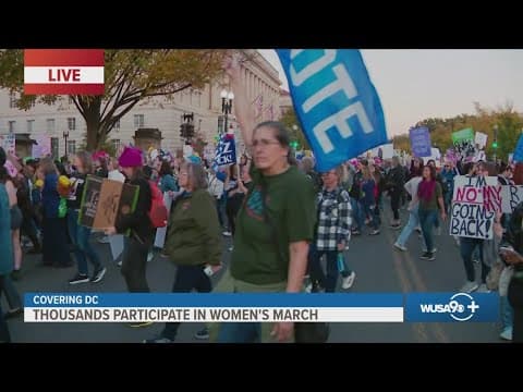 Thousands participate in DC Women's March