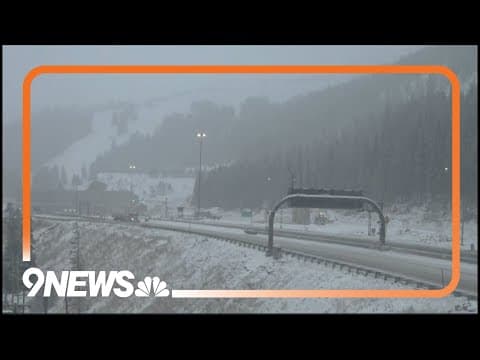 LIVE: Snow falls in Colorado's mountains