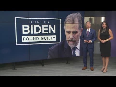 Hunter Biden found guilty of 3 federal gun charges