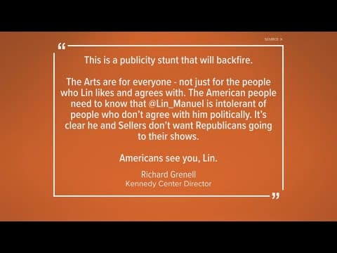 Kennedy Center responds to recent cancellations