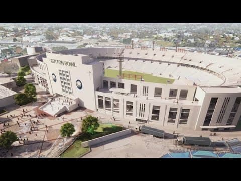 Ribbon cutting set for $140M renovations at the Cotton Bowl