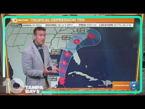 LIVE tropics update: Latest on what's now Tropical Storm Idalia (11:30 a.m. Sunday)