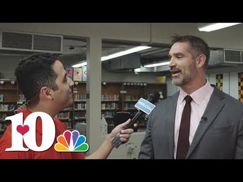 KCS Superintendent Jon Rysewyk speaks ahead of the first day of school in Knox County