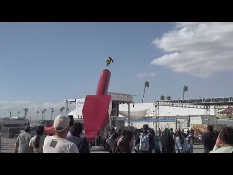 North Texas "Rocketman" recovering after county fair mishap