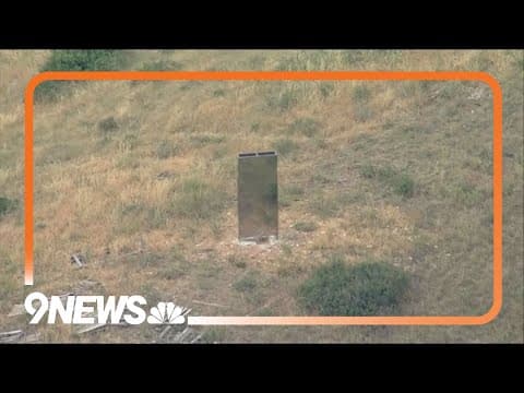 WATCH: Mysterious monolith appears in northern Colorado