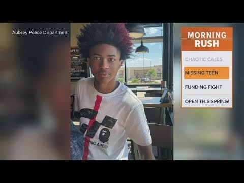 Aubrey police searching for a missing teen