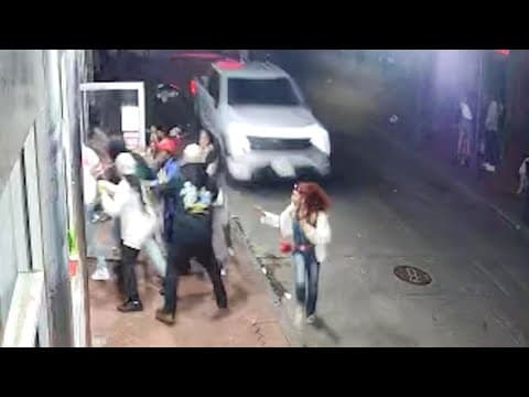 New Orleans terror attack | Video shows woman narrowly escape being hit