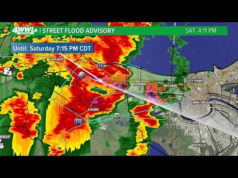 Watch Live Radar: Passing Rain and Storms sweep the area