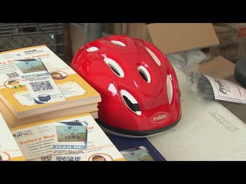Thousands of bike helmets to be distributed to children across the state through safety campaign