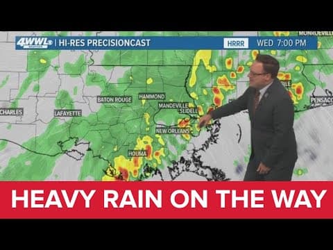 Weather: Heavy rain expected on Wednesday & Thursday