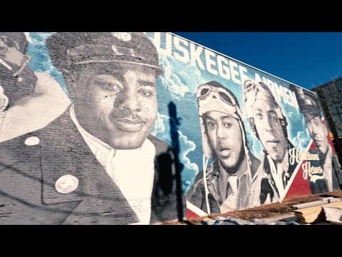 Kokomo mural, exhibit salutes 5 Tuskegee Airmen