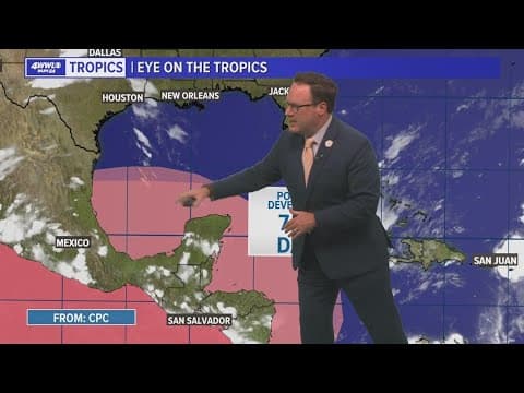 Tuesday 10 PM tropical update: Possible Gulf system next week