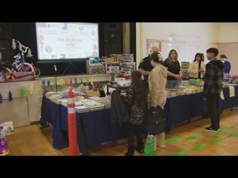 Casa Familiar giving out gifts to San Ysidro children for Three Kings Day