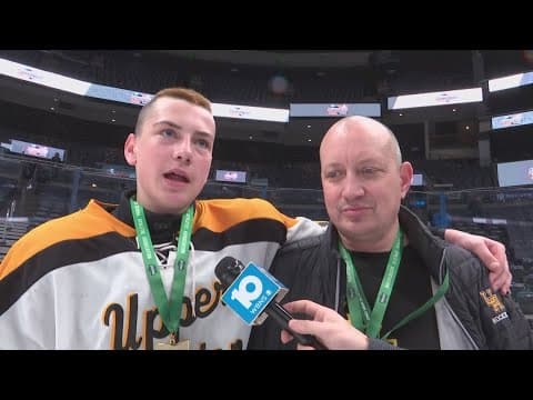 Father-son duo celebrates Upper Arlington's first state hockey title
