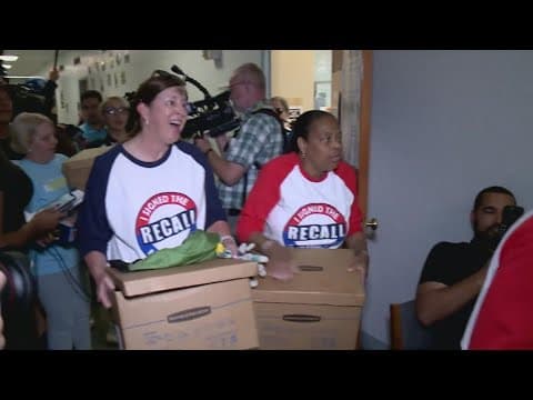 What are the next steps in the recall effort against LaToya Cantrell?