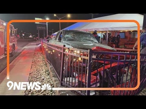 3 injured after driver crashes into patio of bar