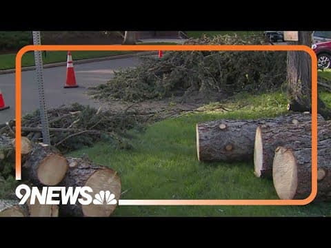 Tracking damage left behind from strong winds on Monday