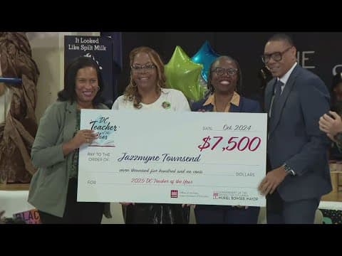 Jazzmyne Townsend named 2025 DC Teacher of the Year