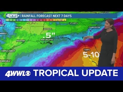 Tropics Update: Heavy rain on the way for parts of Florida