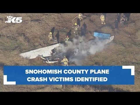Snohomish County plane crash victims identified
