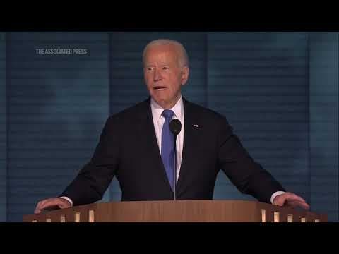 Biden delivers emotional DNC speech as he passes the torch to Kamala Harris