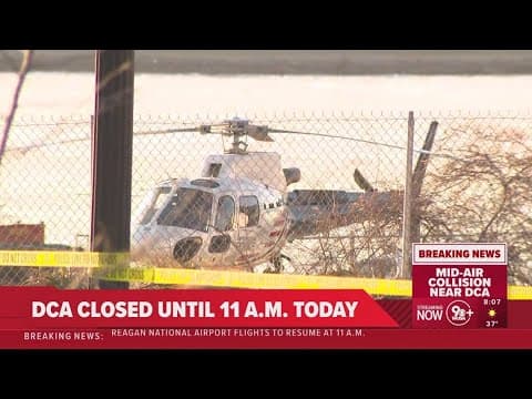 No survivors expected in Washington D.C. plane, Army helicopter crash