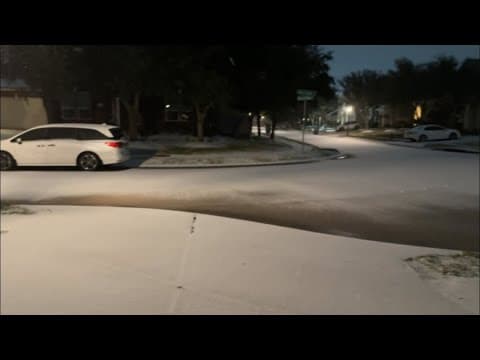 Snow in Pearland