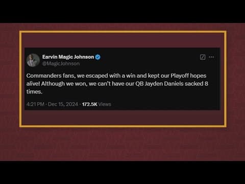 Commanders fans react to narrow win over the Saints