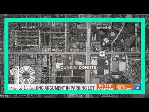 Man shot in parking lot of Dunkin' in Clearwater