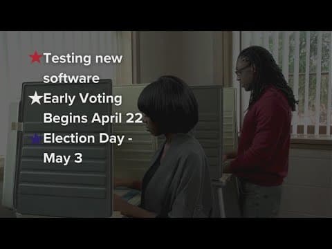 Dallas County will test its voting machines today