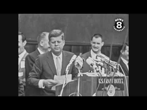 Senator John F. Kennedy campaigning in San Diego, 1960