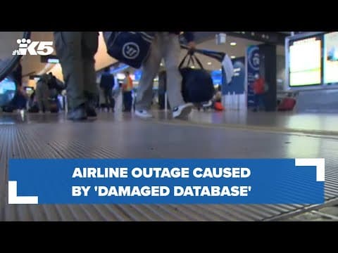 Wednesday's massive airline outage caused by "damaged database," FAA says