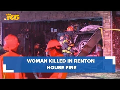 BREAKING: Woman killed in Renton house fire