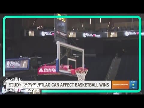 Study: Jetlag can affect basketball wins