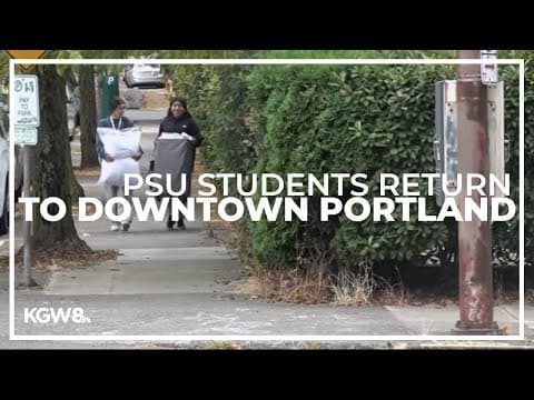 PSU students are returning to dorms in downtown Portland