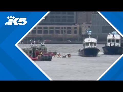 Helicopter crashes in Hudson River in NYC, killing 6