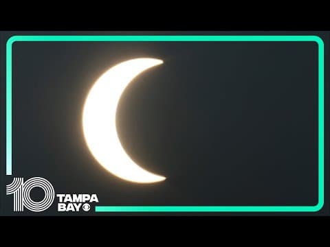 LIVE: Solar eclipse path of totality, Tampa Bay radar