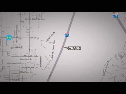 Driver suffering medical emergency shot at after crash on I-275