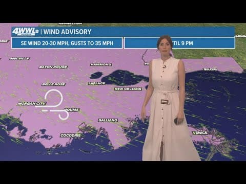 New Orleans Weather: Windy weekend, storms return Monday