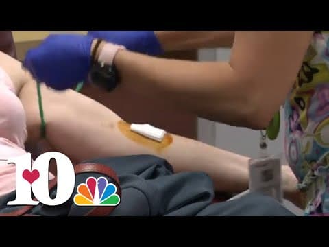 MEDIC Blood Center has less than a day's supply of O- blood