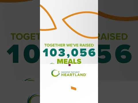 Your donations helped raise more than 103K meals for Second Harvest Heartland! #shorts #kare11