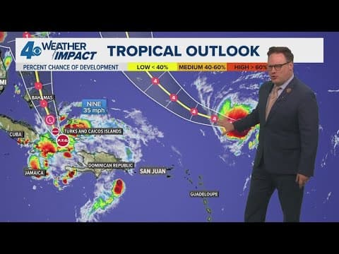 Hurricane Humberto forecast to peak as Cat 4, Invest 94 becomes Potential Tropical Cyclone 9