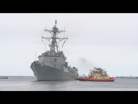 Navy moves ships out of San Diego Bay to prevent damage from Hilary