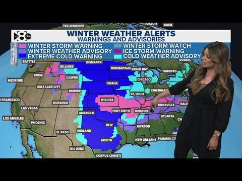 Polar vortex brings dangerous cold to the northern United States